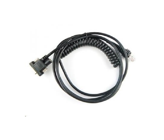 Datalogic RS-232, 25P, Female, Coiled, CAB-363, 1,8m
