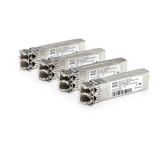 HPE MSA 10Gb Short Range iSCSI SFP+ 4-pack Transceiver