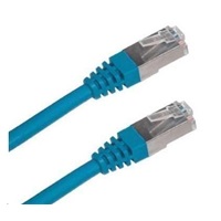 XtendLan patch kabel Cat6A, SFTP, LS0H - 0,3m, modrý (prodej po 10 ks)