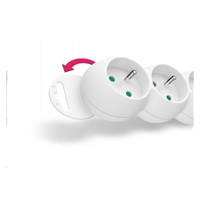 CONNECT IT prodlužovací kabel 230V, 6 zásuvek, 5 m, bez vypínače (bílý)