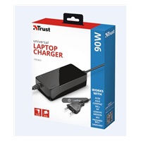 TRUST Univerzální napájecí adaptér pro notebooky Primo 90W-19V Laptop Charger