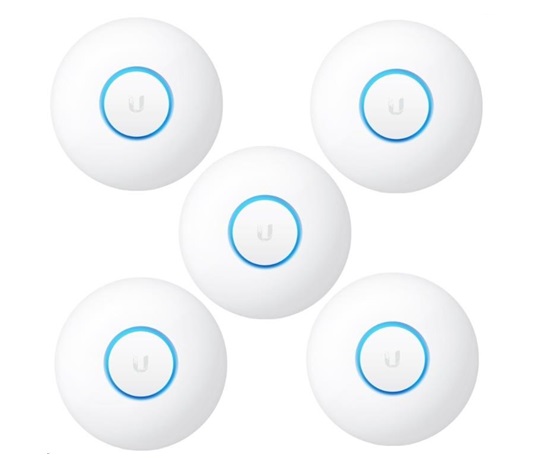 UBNT UniFi AP nanoHD, 5-PACK, bez PoE! [vnitřní AP, 2.4+5GHz (300Mbps+1733Mbps), MU-MIMO, 802.11a/b/g/n]