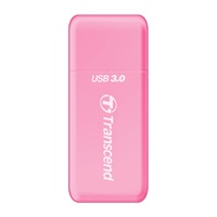 TRANSCEND Card Reader F5, USB 3.0, Red