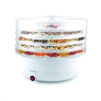 Orava SU-103 A sušička ovoce a zeleniny, 90 W, 5 roštů, regulace teploty, 55 dB, bílá