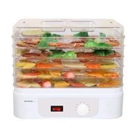 Orava SU-102 sušička ovoce a zeleniny, 230 W, 5 roštů, 55 dB, regulace teploty, bílá