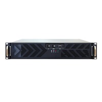 CHIEFTEC skříň Rackmount 2U ATX, UNC-210T-B-U3-OP, Black, bez zdroje