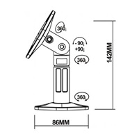 Reflecta SONO 2.1 držáky na reproduktory černé