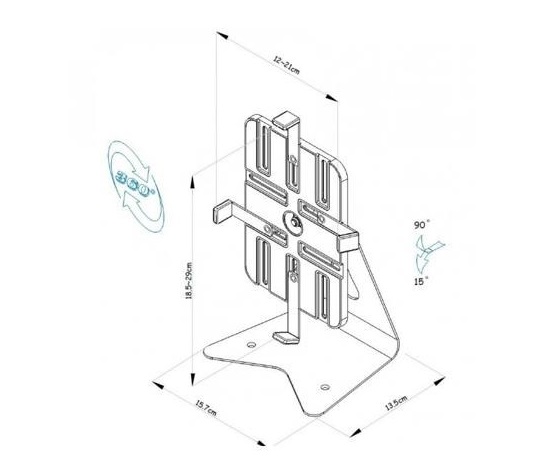 Reflecta TABULA Desk stojánek na tablet