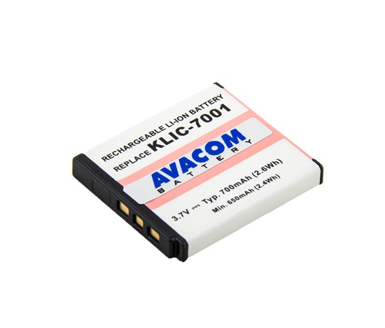 AVACOM fotobaterie pro Kodak KLIC-7001  Li-Ion 3.7V 700mAh 2.6Wh