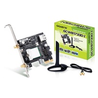 GIGABYTE GC-WB1733D-I, WiFi 802.11ac, Bluetooth 5, PCIe, Dual Band, 1734 Mbps