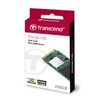 TRANSCEND SSD 110S 256GB, M.2 2280, PCIe Gen3x4, 3D TLC, DRAM-less