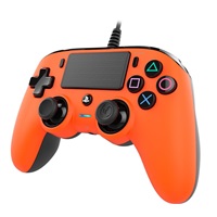 Nacon Wired Compact Controller - ovladač pro PlayStation 4 - oranžový