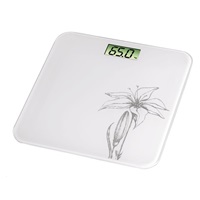 Xavax osobní digitální váha Liliana, bílá s lilií