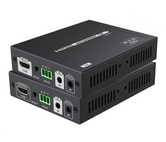 PremiumCord HDMI HDbaseT2.0 extender Ultra HD 4kx2k@60Hz na 70m přes Cat5e/Cat6