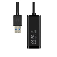 AXAGON ADE-SR, USB-A 3.2 Gen 1 - karta sieciowa Gigabit Ethernet, instalacja automatyczna, czarna