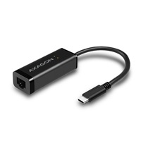 AXAGON ADE-SRC, USB-C 3.2 Gen 1 - karta sieciowa Gigabit Ethernet, instalacja automatyczna, czarna