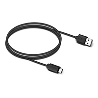 Datový a nabíjecí kabel USB - USB Type-C, 100cm, černá