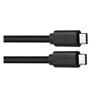 Datový a nabíjecí kabel USB Type-C - USB Type-C, 100cm, černá