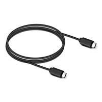 Datový a nabíjecí kabel USB Type-C - USB Type-C, 100cm, černá