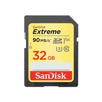 SanDisk SDHC karta 32GB Extreme (90MB/s V30 UHS-I U3) 2-pack