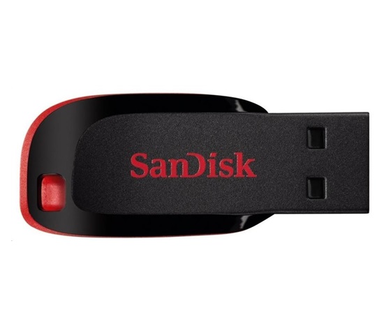 SanDisk Flash Disk 128GB Cruzer Blade, USB 2.0, černá