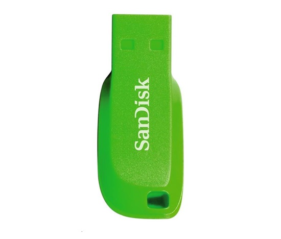 SanDisk Flash Disk 16GB Cruzer Blade, USB 2.0, zelená