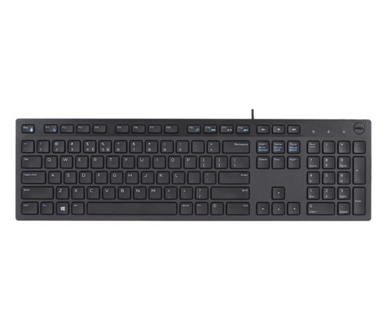 DELL Multimedia Keyboard-KB216 - US International (QWERTY) - Black (RTL BOX)