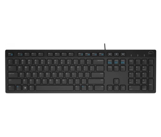 DELL Multimedia Keyboard-KB216 - US International (QWERTY) - Grey (-PL)