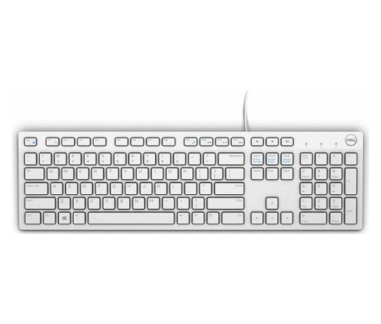 DELL Multimedia Keyboard-KB216 - US International (QWERTY) - White