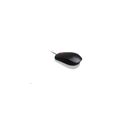 LENOVO myš drotová Essential USB Mouse - 1600dpi, Optical, USB, 3 tlačidla, čierna