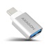 AXAGON RUCM-AFA, redukcja USB-C (M) -> USB-A (F), USB 3.2 Gen 2, 3A, ALU