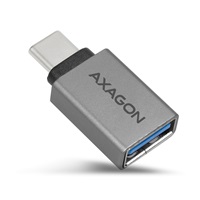 AXAGON RUCM-AFA, redukcja USB-C (M) -> USB-A (F), USB 3.2 Gen 2, 3A, ALU