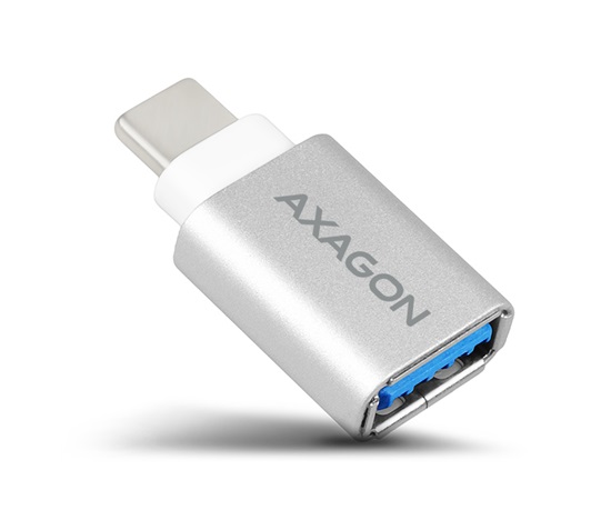 AXAGON RUCM-AFA, redukcja USB-C (M) -> USB-A (F), USB 3.2 Gen 2, 3A, ALU