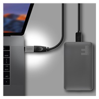 AXAGON RUCM-AFA, redukcja USB-C (M) -> USB-A (F), USB 3.2 Gen 2, 3A, ALU