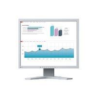 EIZO MT 19" S1934 FlexScan, IPS, 1280x1024, 250nit, 1000:1, 14ms, DisplayPort, DVI-D, D-sub, Repro, Světle šedý