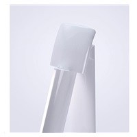 Solight LED stolní lampička stmívatelná, 12W, volba teploty světla, USB, bílý lesk