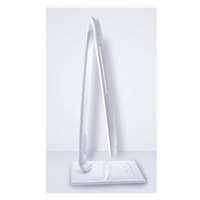 Solight LED stolní lampička stmívatelná, 12W, volba teploty světla, USB, bílý lesk