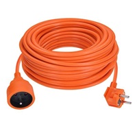 Solight prodlužovací přívod - spojka, 1 zásuvka, 25m, 3 x 1,5mm2, oranžová