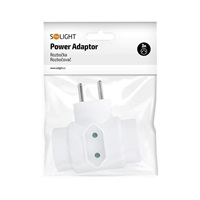 Solight rozbočka, 2,5A + 2x 10A, bílá