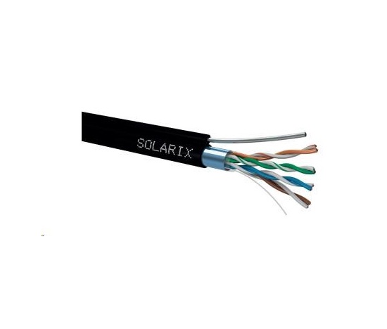 Kabel instalacyjny Solarix CAT5E FTP PE Fca zewnętrzny samonośny szpula 305 m