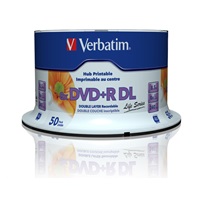 VERBATIM DVD+R Double Layer 8.5GB 8X 50 Pack Spindle