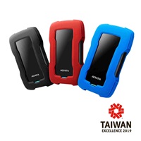 ADATA Externí HDD 1TB 2,5" USB 3.1 HD330, RED COLOR BOX, červený (gumový, nárazu odolný)