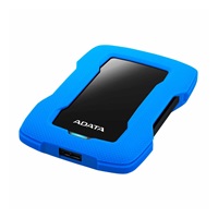 ADATA Externí HDD 2TB 2,5" USB 3.1 HD330, BLUE COLOR BOX, modrý (gumový, nárazu odolný)