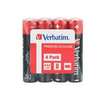 VERBATIM Baterie alkaliczne AAA 4PACK