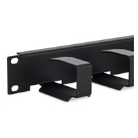 TRITON 19" vyvazovací panel 1U, 6x vyvazovací háček 70x27 mm, černý