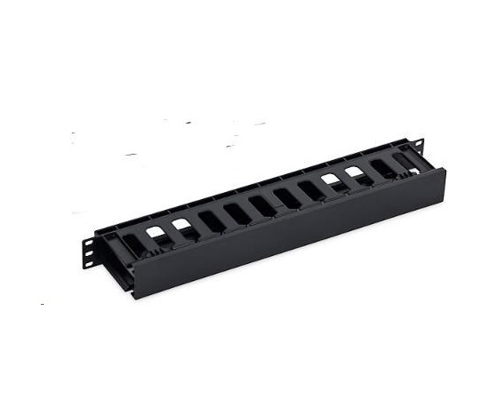 TRITON 19" vyvazovací panel 1U plastový, černý