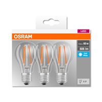 OSRAM LED BASE CL A Filament 7W 840 E27 806lm 4000K (CRI 80) 10000h A++ (Krabička 3ks)