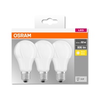 OSRAM LED BASE CL A Fros. 8,5W 827 E27 806lm 2700K (CRI 80) 10000h A+ (Krabička 3ks)