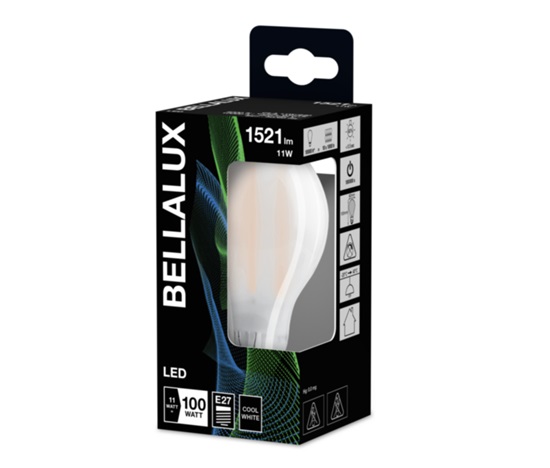Bellalux CL A GL Fros. 11W 840 E27 1521lm 4000K (CRI 80) 10000h A++ (Krabička 1ks)