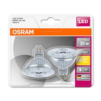 OSRAM LED STAR MR16 36° 4,6W 12V 827 GU5.3 350lm 2700K (CRI 80) 15000h A+ (Krabička 2ks)
